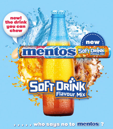 Mentos Soft Drink